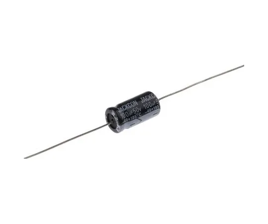 63-4990-11 RS PRO 100μF 50V dc Aluminium Electrolytic Capacitor, Through Hole 8 (Dia.) x 16mm +105°C 8mm 16mm 707-6540