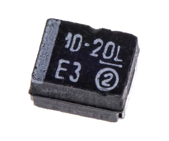 63-4959-10 Vishay Tantalum Capacitor 10μF 20V dc MnO2 Solid ±10% Tolerance 293D Series 293D106X9020B2TE3