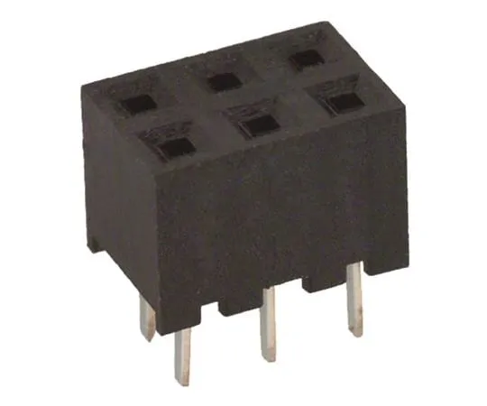 63-5079-10 Hirose A3C Series 2mm Pitch 6 Way 2 Row Straight PCB Socket, Through Hole, Solder Termination A3C-6DA-2DSA(71)