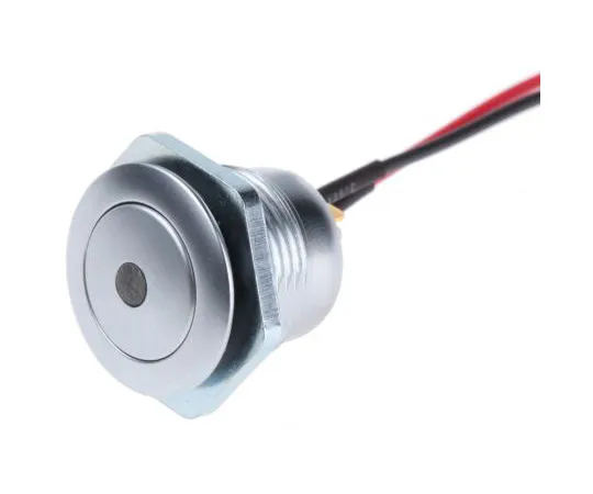 63-4983-74 ITW Single Pole Single Throw (SPST) Latching Blue LED Push Button Switch, IP67, 1.49 (Dia.)mm, Panel Mount 57M 211B