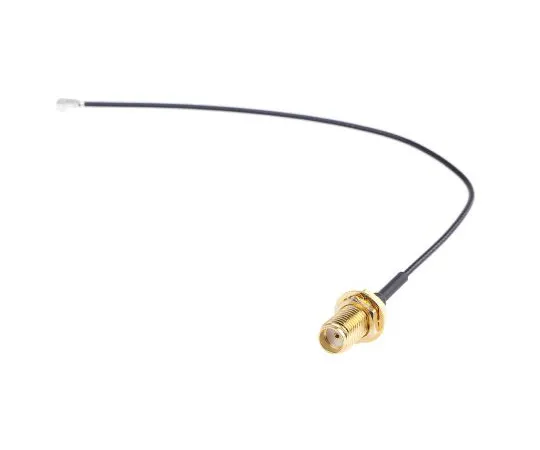 63-5109-01 RS PRO Black Female SMA to Male U.FL RF Coaxial Cable, 50 Ω 794-2897