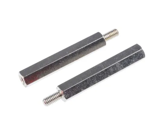 63-5120-98 RS PRO Brass Hex Standoff Male/Female, 40mm, M4 x M4 806-6730
