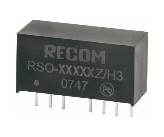 63-5043-87 Recom RSO 1W Isolated DC-DC Converter Through Hole, Voltage in 4.5 → 18 V dc, Voltage out 5V dc RSO-1205SZ