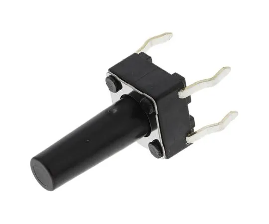 63-5066-60 Black Stem Tactile Switch, Single Pole Single Throw (SPST) 50 mA @ 12 V dc 13mm SKHHDTA010