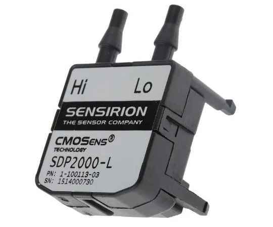 63-5090-78 Sensirion Differential for Air, Non-Aggressive Gas Pressure Sensor, 3500Pa Max Pressure Reading , 4.75 → 5.25 V, SDP2000-L
