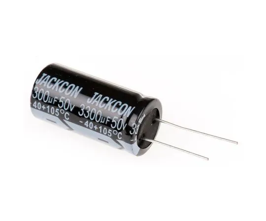 63-4998-54 RS PRO 3300μF 50V dc Aluminium Electrolytic Capacitor, Through Hole 18 (Dia.) x 36mm +105°C 18mm 7.5mm 36mm 711-1523