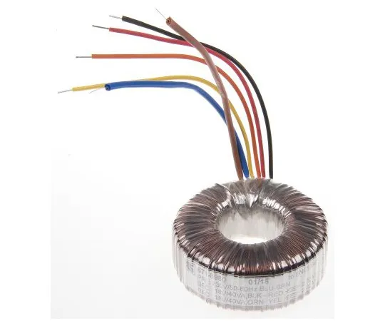 63-4937-37 2 Output Toroidal Transformer, 80VA, 2 x 18V ac 671-8980