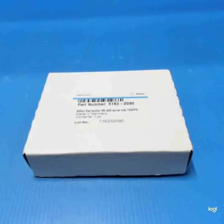 63-5210-12 200 ul, flat-bottomed, f/8 -425, screw vial, 100 pcs 5183-2090