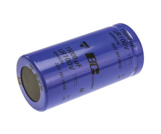 63-4952-34 Vishay 15000μF 100V dc Aluminium Electrolytic Capacitor, Chassis Mount 50 (Dia.) x 105mm +85°C 50mm MAL210119153E3