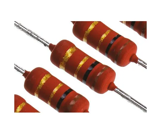 63-4956-47 Vishay 1Ω 2W Metal Film Fixed Resistor ±5% ±250ppm/°C PR02000201008JA100