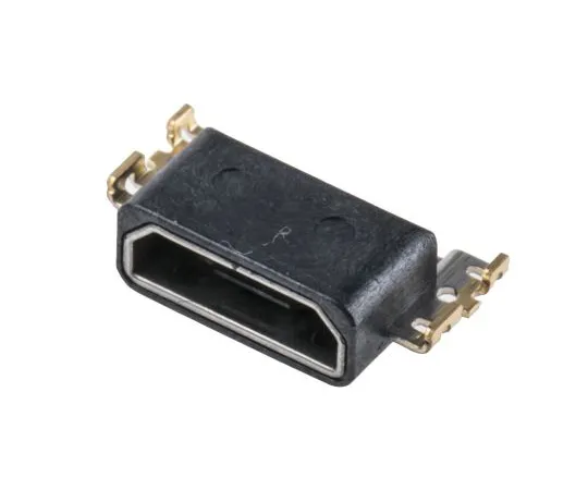 63-5175-10 Hirose B 2.0 Micro USB Connector Receptacle, Right Angle ZX62WRD-B-5PC
