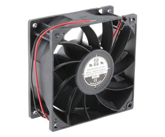 63-4984-38 RS PRO Axial Fan, 92.5 x 92.5 x 38mm, 135cfm, 16W, 24 V dc 703-3454