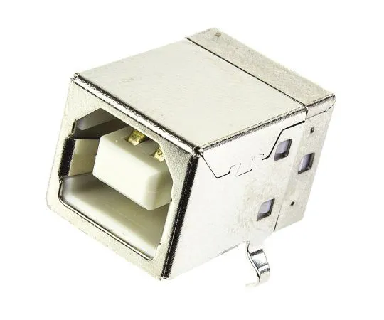 63-5051-26 Wurth Elektronik Right Angle PCB Mount Mount Female Type B USB Connector, 30 V ac, 1.5A 61400416121