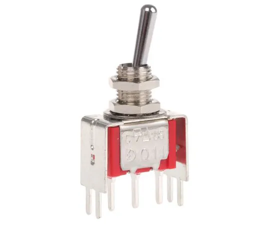 63-5035-78 RS PRO Single Pole Double Throw (SPDT) Toggle Switch, Latching, PCB 734-7075