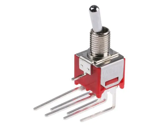 63-5036-08 RS PRO Double Pole Double Throw (DPDT) Toggle Switch, Latching, PCB 734-7198