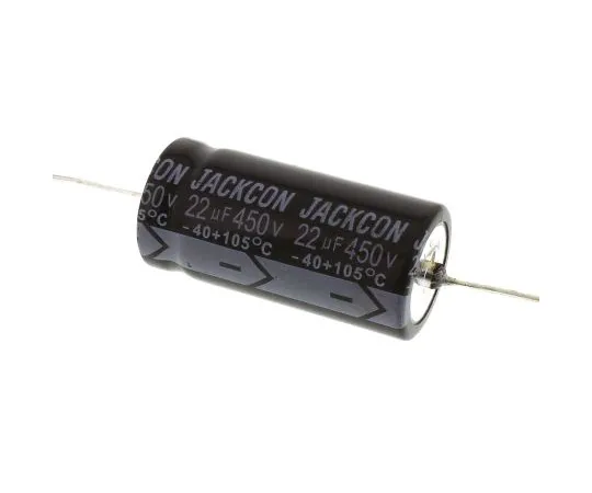 63-4989-92 RS PRO 22μF 450V dc Aluminium Electrolytic Capacitor, Through Hole 16 (Dia.) x 33mm +105°C 16mm 33mm 707-6455