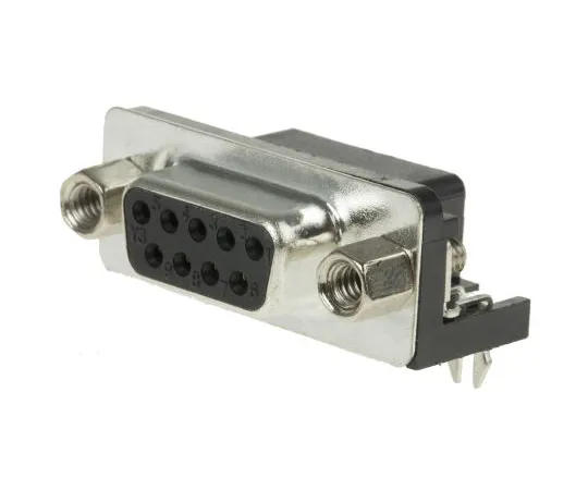 63-4939-37 ASSMANN WSW A-DF Series, 9 Way Right Angle Through Hole PCB D-sub Connector Socket, 2.77mm Pitch, with 4-40 UNC A-DF 09 A/KG-T2