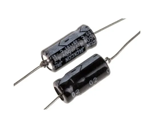63-4989-72 RS PRO 4.7μF 50V dc Aluminium Electrolytic Capacitor, Through Hole 6 (Dia.) x 13mm +105°C 6mm 13mm 707-6354