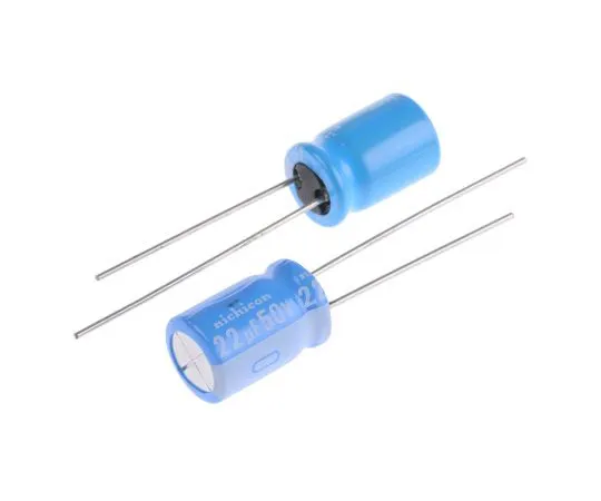 63-5074-08 Nichicon 22μF 50V dc Aluminium Electrolytic Capacitor, Through Hole 8 x 11.5mm +125°C 8mm 3.5mm UBT1H220MPD8
