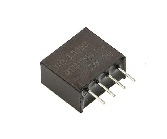 63-4938-45 Recom RO 1W Isolated DC-DC Converter Through Hole, Voltage in 2.97 → 3.63 V dc, Voltage out 5V dc RO-3.305S