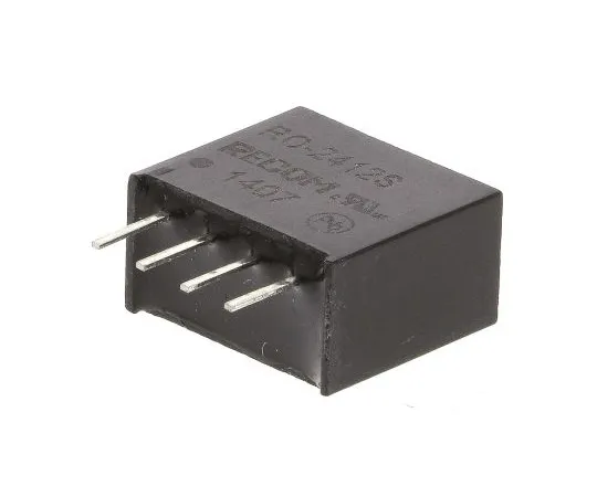 63-4938-54 Recom RO 1W Isolated DC-DC Converter Through Hole, Voltage in 21.6 → 26.4 V dc, Voltage out 12V dc RO-2412S