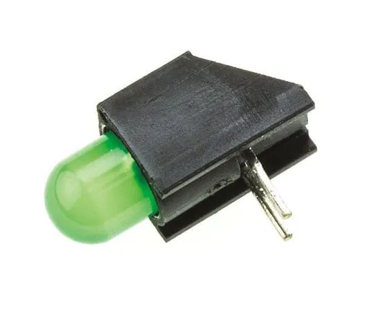 63-5178-54 Dialight 550-2207F, Green Right Angle PCB LED Indicator 5mm (T-1 3/4), Through Hole 550-2207F