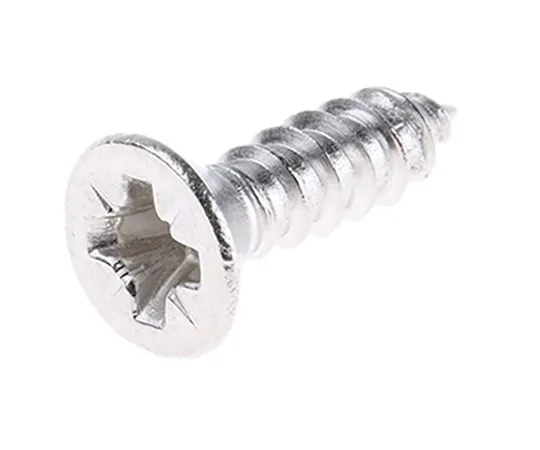 63-6571-36 RS PRO Plain Stainless Steel Countersunk Head Self Tapping Screw, N°No. 6 x 1/2in Long 13mm Long 180-639