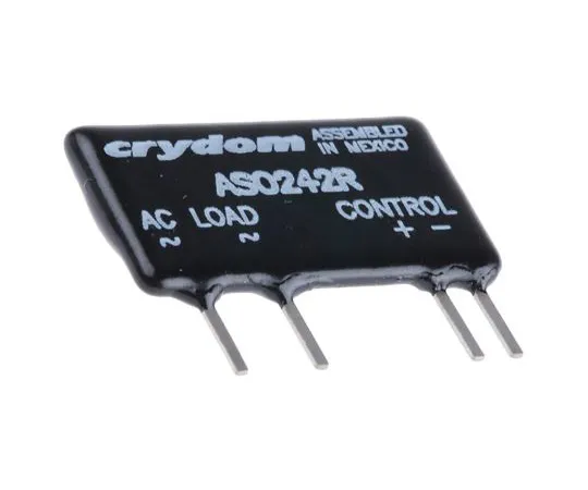 63-5039-28 Sensata / Crydom 2 A SPST Solid State Relay, Instantaneous, PCB Mount, SCR, 280 V rms Maximum Load ASO242R