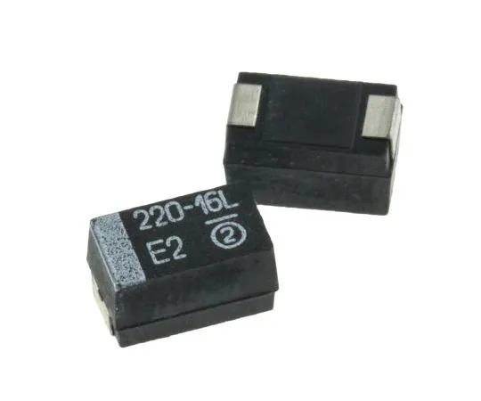 63-4960-05 Vishay Tantalum Capacitor 220μF 16V dc MnO2 Solid ±10% Tolerance TR3 Series TR3E227K016C0100