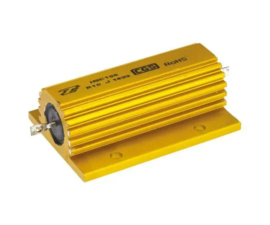 63-5020-62 TE Connectivity HSC100 Series Aluminium Ho***d Solder Lug Wire Wound Panel Mount Resistor, 100mΩ ±5% 100W HSC100R10J