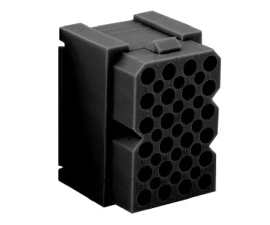 63-5173-55 Souriau SMS Female Connector Housing, 24 Way, 6 Row SMS24R1