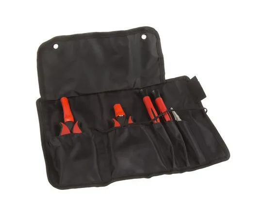 63-6572-19 RS PRO 5 Piece Electronics Tool Kit with Roll 182-284