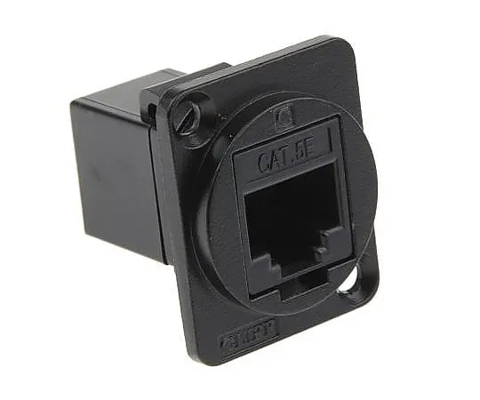 63-5177-80 RS PRO Cat5e RJ45 Female Feedthrough Connector, 2 Port, UTP 916-0243
