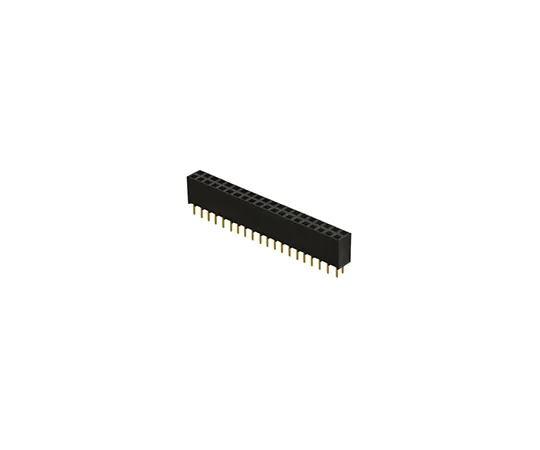 63-5080-40 Samtec SSW Series 2.54mm Pitch 40 Way 2 Row Straight PCB Socket, Through Hole, Solder Termination SSW-120-02-G-D