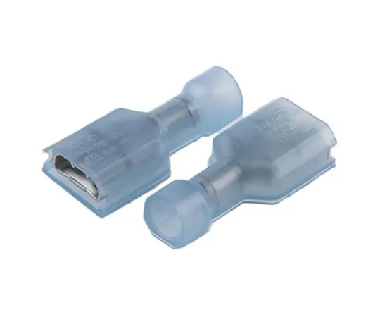 63-5017-49 TE Connectivity Ultra-Fast .250 Series Blue Insulated Crimp Receptacle, 6.35 x 0.81mm, 1.3mm² to 2mm², 16AWG to 14AWG, 3-520117-2