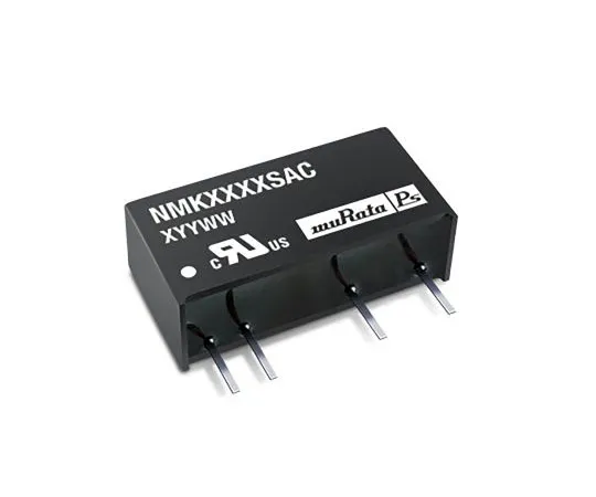 63-4967-69 Murata Power Solutions NMK 2W Isolated DC-DC Converter Through Hole, Voltage in 4.5 → 5.5 V dc, Voltage out 5V dc NMK0505SAC
