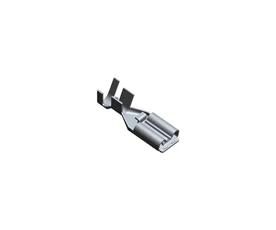 63-4951-76 TE Connectivity Positive Lock .250 EX II Series Crimp Receptacle, 6.35 x 0.81mm, 1.6mm² to 6mm², 15AWG to 10AWG, Tin 175024-1