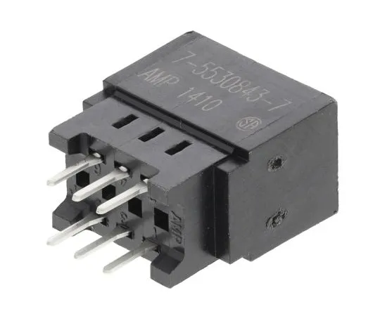 63-5111-66 TE Connectivity 100 Series Series, FemalePCBEdge Connector, Through Hole Mount, 6 Way, 2 Row, 2.54mm Pitch, 3A 7-5530843-7
