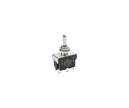 63-5075-73 Toggle Switch Bipolar Double Throw (DPDT) On-Off-On ET225P12-Z