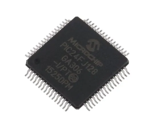 63-5059-08 Microchip, 16bit PIC Microcontroller, 32MHz, 128 kB Flash, 64-Pin TQFP PIC24FJ128GA306-I/PT