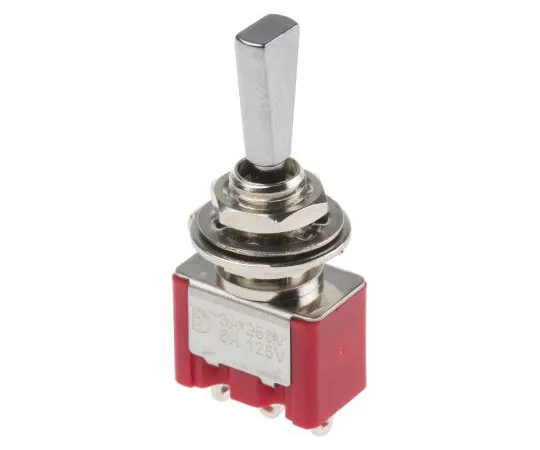 63-5035-61 RS PRO Single Pole Double Throw (SPDT) Toggle Switch, On-Off-On, Panel Mount 734-7000