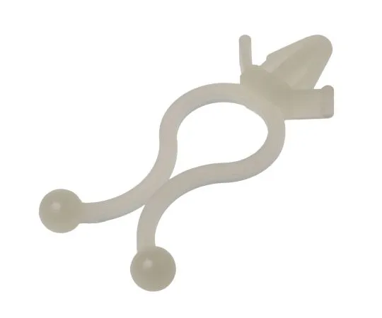 63-5130-14 RS PRO Cable Tie Natural Push In Nylon Twist Lock Clip, 10.4mm Max. Bundle 817-8909