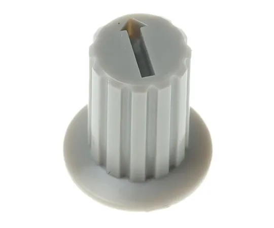 63-4992-80 Grey Rotary Switch Cap for *** with DRR Series, DRS Series KR207