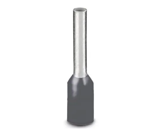 63-5118-09 Phoenix Contact AI0.75-10 GY Series Insulated Crimp Bootlace Ferrule, 10mm Pin Length, 1.3mm Pin Diameter, 0.75mm² Wire 3201288
