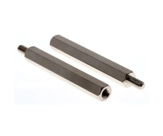 63-5121-01 RS PRO Brass Hex Standoff Male/Female, 50mm, M4 x M4 806-6742