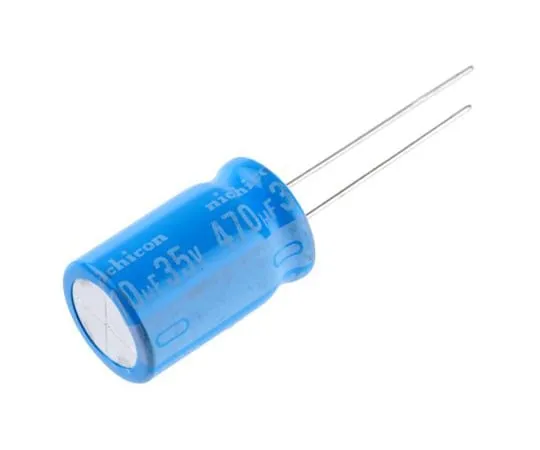 63-5074-02 Nichicon 470μF 35V dc Aluminium Electrolytic Capacitor, Through Hole 12.5 x 20mm +125°C 12.5mm 5mm UBT1V471MHD8