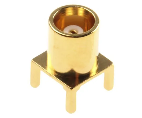 63-5003-17 TE Connectivity Through Hole MCX Connector jack, 50Ω Impedance, Solder Termination, 0 → 6GHz 829558-4