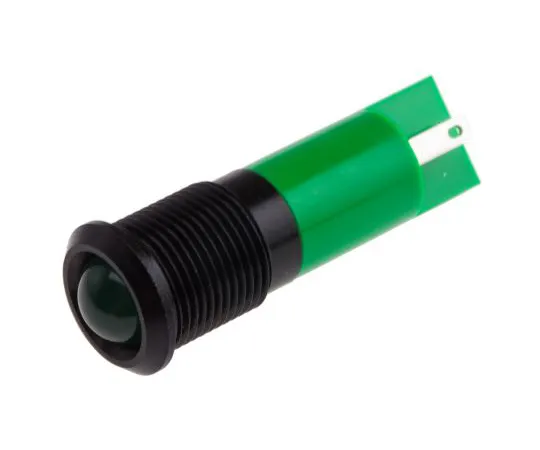 63-5146-88 RS PRO Green Indicator, 220 V ac, 14mm Mounting Hole Size, Faston, Solder Lug Termination, IP67 848-4611