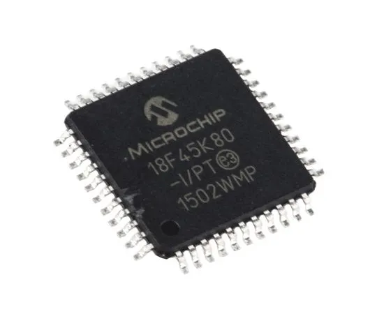 63-5009-30 Microchip, 8bit PIC Microcontroller, 64MHz, 32 kB Flash, 44-Pin TQFP PIC18F45K80-I/PT
