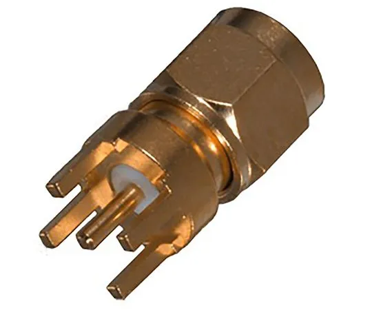 63-5162-43 Cinch Connectors Straight 50Ω PCB Mount SMA Connector, Solder Termination 142-0801-201